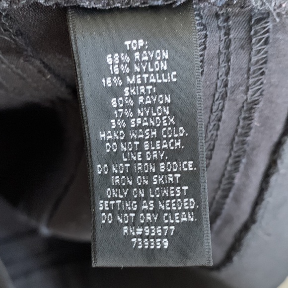 Nicole by Nicole Miller, Gold and Black Sz 8 body con dress - Picture 4 of 4